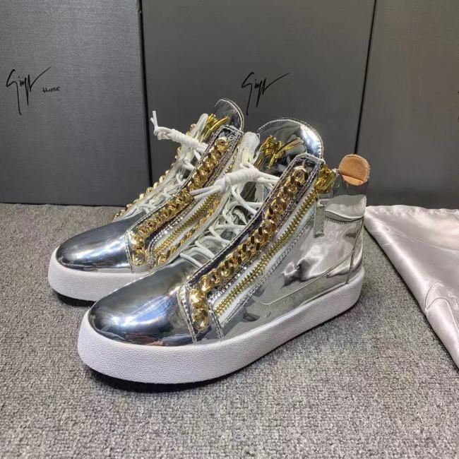 Giuseppe Zanotti Mens Shoes Luxury Brand High Top Sneakers Coby Whatapp