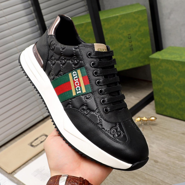 Gucci Mens Shoes Luxury Brand Men's Gucci Tennis Sneaker with Original Box Whatapp