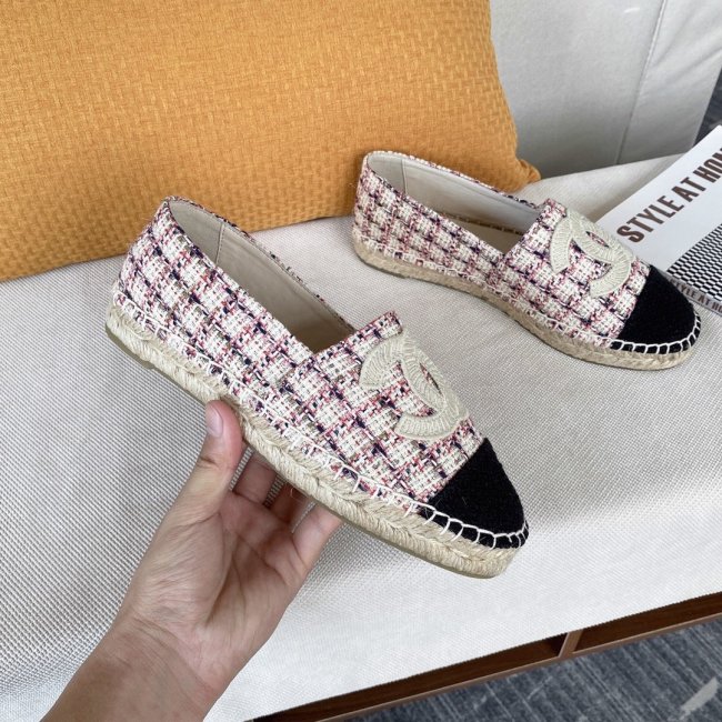 Chanel Women Shoes Fashion Espadrille Luxury Brand Casual Shoes for Women ESPADRILLE with Original Box Espadrilles Whatapp