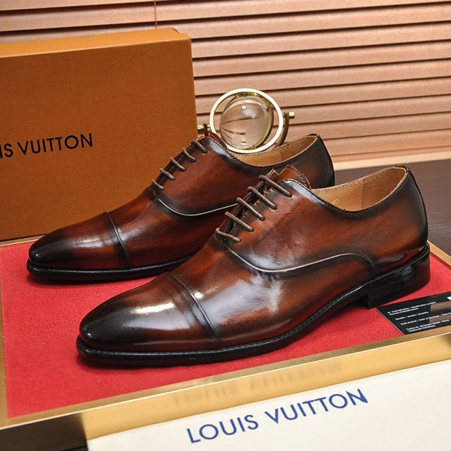 Louis Vuitton Men Shoes Business Luxury Brand LV Dress Shoes with Original Box Whatapp