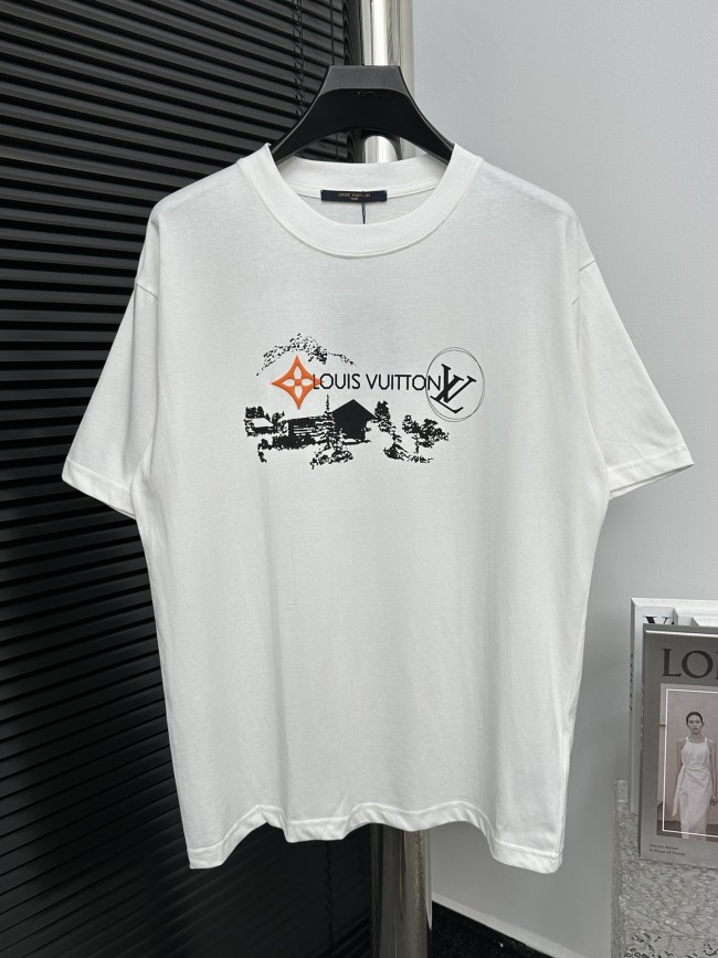 Louis Vuitton Luxury Brand Men Womens Short Sleeve T-Shirt Whatapp