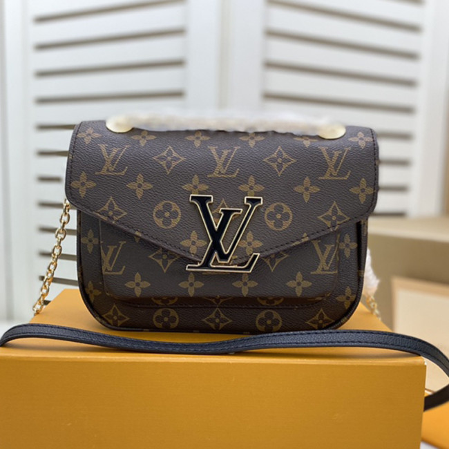 Louis Vuitton Womens Bags Messenger Shoulder Bags PASSY Luxury Brand with Original Box Monogram coated canvas Whatapp