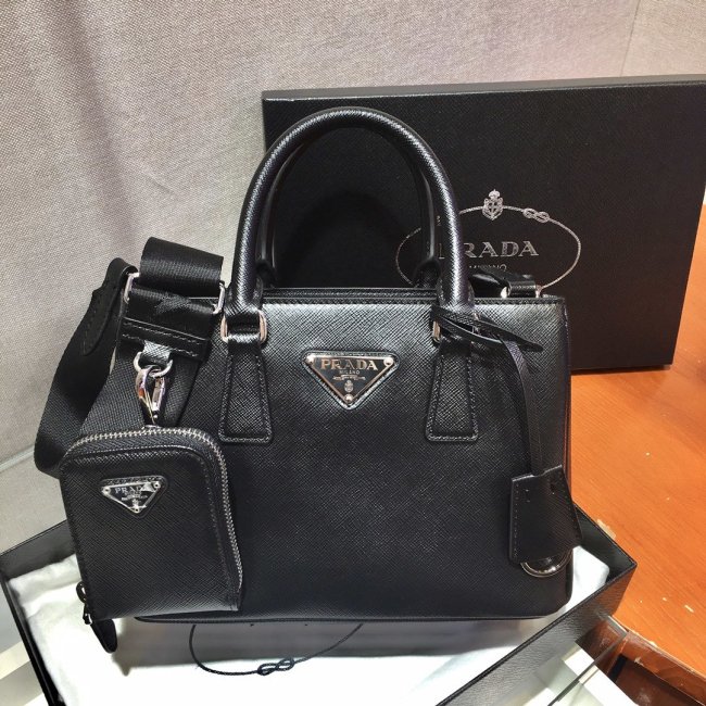 Prada Womens Bag Leather Shoulder Bag Top Handle Totes Whatapp