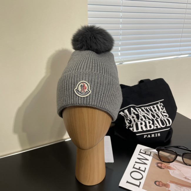 Moncler Mens Womens Hats Luxury Brand Design Moncler Knit Hat with Original Box