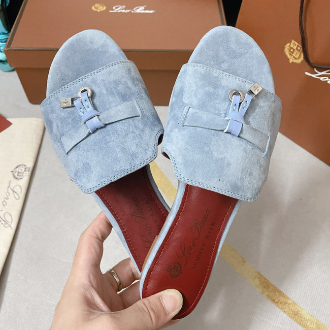 Loro Piana Womens Shoes Sandals Slippers Casual Design Luxury Brand Fashion Shoes for Women with Original Box Whatapp