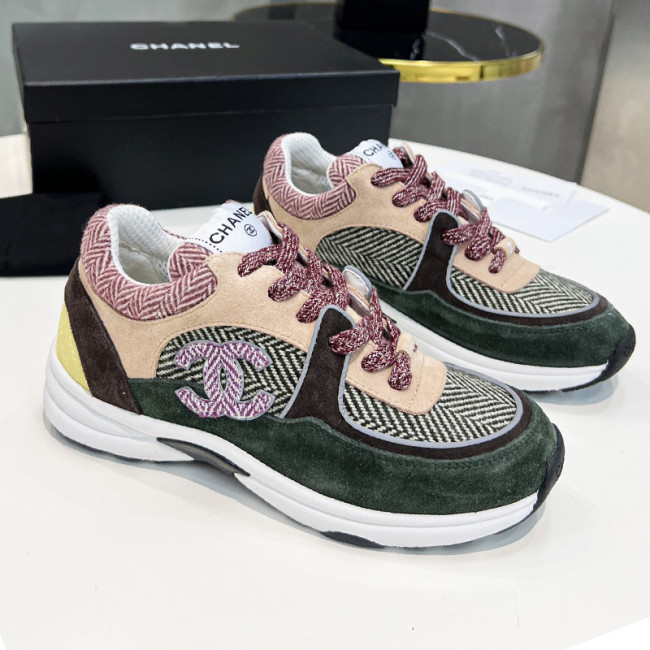 Chanel Women Shoes Sneakers Luxury Brand Sports Shoes Breathable Design with Original Box Whatapp