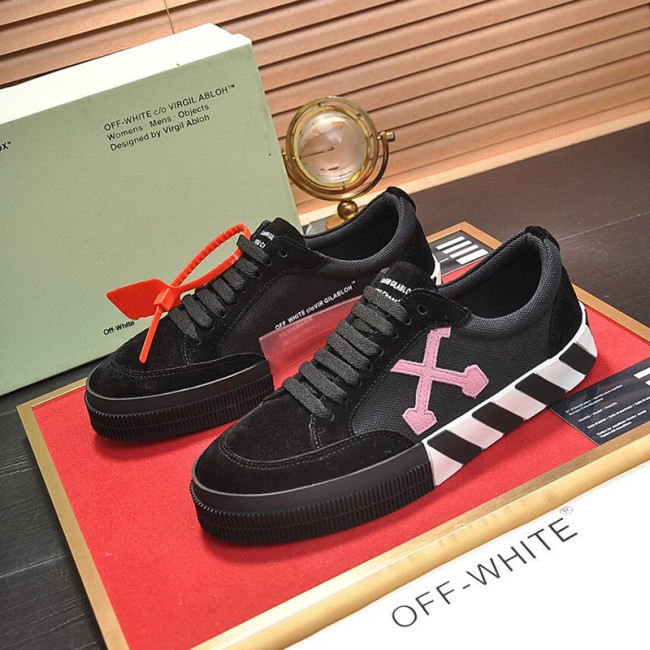 Off-White Men Shoes Sneakers Luxury Brand Low Vulcanized Sneakers Breathable Design Whatapp