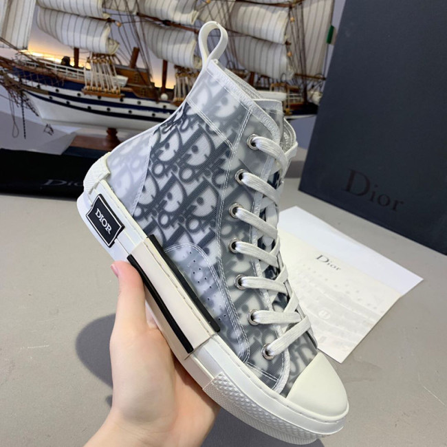 Dior Womens Mens Shoes Sneakers Luxury Brand Unisex Design B23 High-Top Sneaker with Box Whatapp