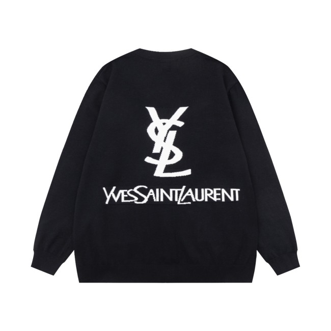 Saint Laurent YSL Men Womens Sweater Knitwear Luxury Brand Mens Knit Cardigan Top Quality Whatapp