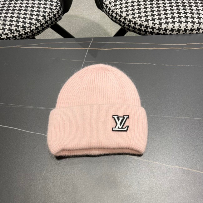 Louis Vuitton Womens Mens Cap Knit Hat Luxury Brand with Original Box