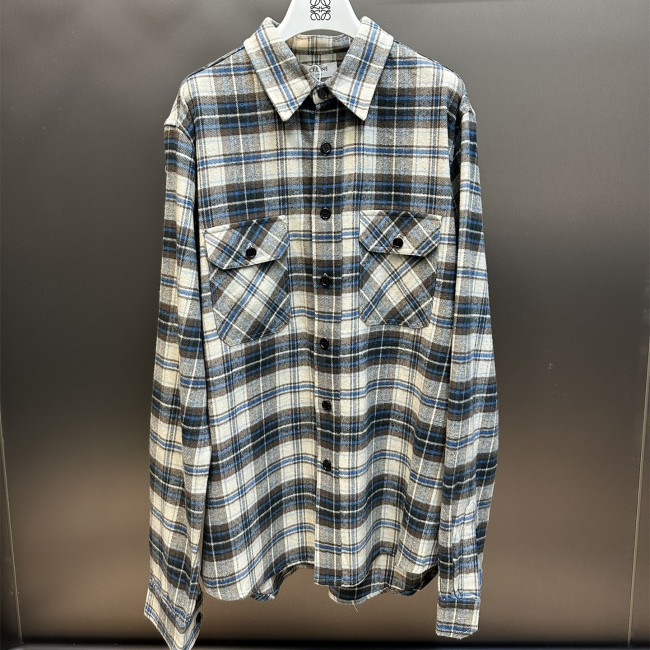 Burberry Women Mens Long Sleeve Shirts Luxury Brand Mens Shirt Top Quality