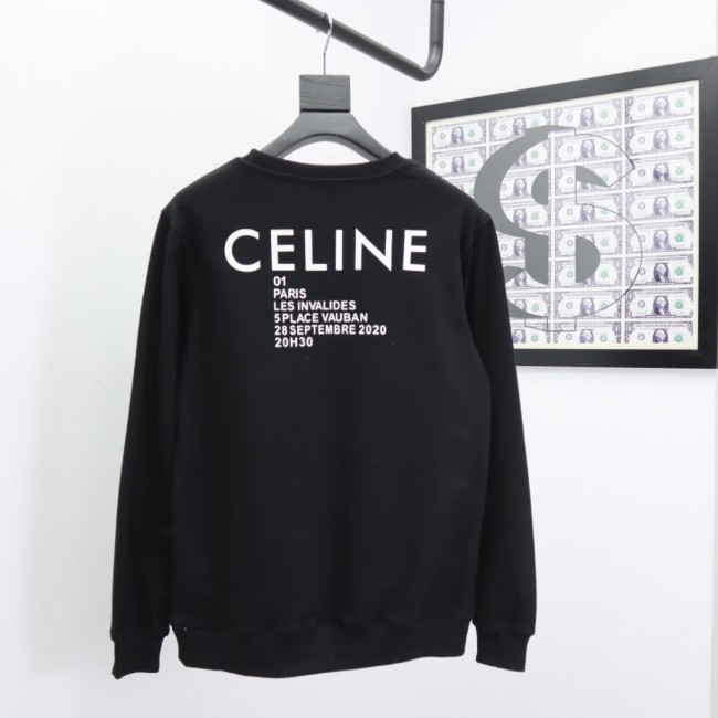 Celine Womens Mens Long Sleeve T Shirts Sweatshirt Luxury Brand Mens Sweatshirts Whatapp