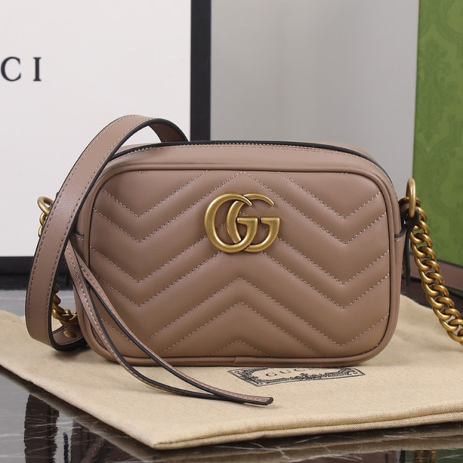 Gucci Womens Bags GG Marmont matelassé mini bag Gucci shoulder bag Luxury Brand with Original Box 448065 DTD1T 5729 Whatapp