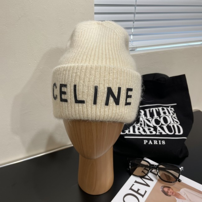 Celine Men Womens Hats Luxury Brand Design Celine Knit Hat with Original Box