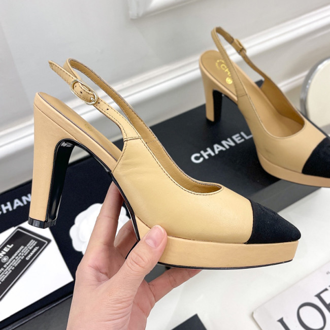 Chanel Womens Shoes Pumps Fashion Sandals Summer Design 9.5cm Heel Luxury Brand Design with Original Box Whatapp