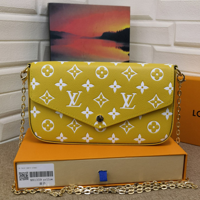 Louis Vuitton Womens Bags Shoulder Messenger Bag Luxury Brand FÉLICIE POCHETTE leather with Original Box Whatapp