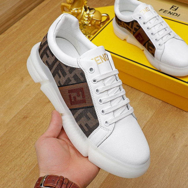 Fendi Mens Shoes Fashion Sneakers Luxury Brand Casual Shoes for Men with Original Box Whatapp