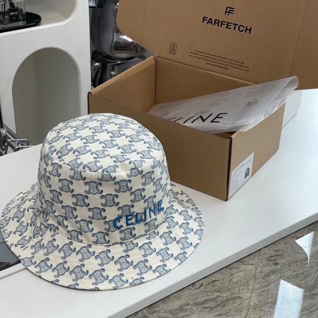 Celine Men Womens Hats Luxury Brand Design Celine Bucket Hat with Original Box