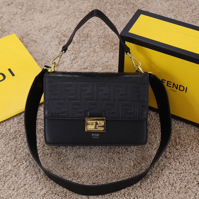 Fendi Womens Bags Shoulder Bags Handbags Luxury Brand FENDI Kan U leather bag with Original Box Whatapp