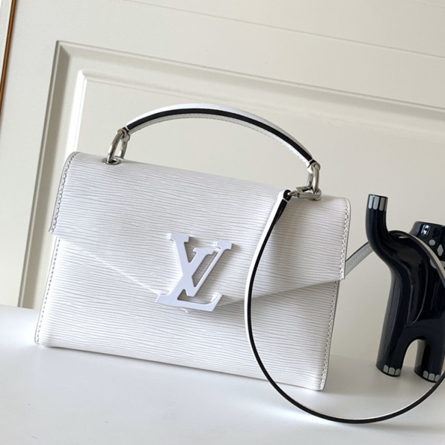 Louis Vuitton Womens Shoulder Bags Handbags Luxury Brand Fashion POCHETTE GRENELLE M55978 White Epi grained cowhide leather Whatapp