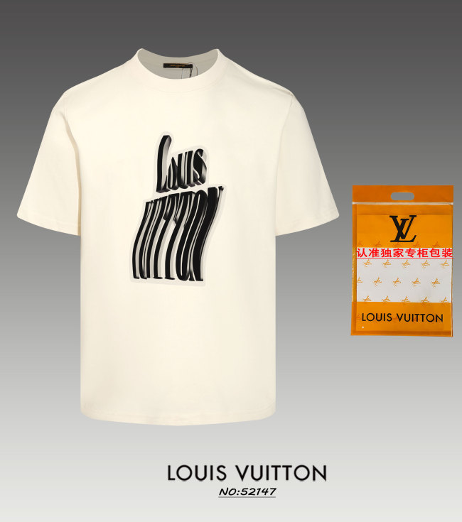 Louis Vuitton Luxury Brand Men Womens Short Sleeve T-Shirt Whatapp