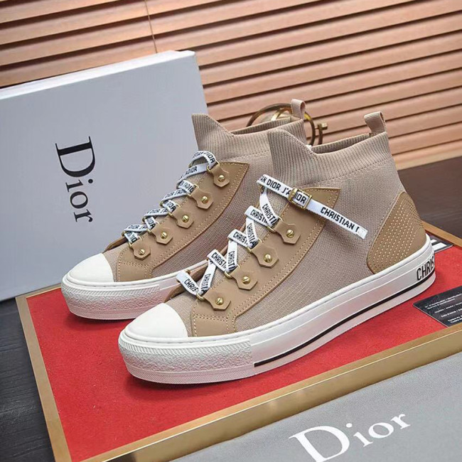 Dior Womens Shoes Sneakers Luxury WALK'N'DIOR SNEAKER Nude Technical Mesh KCK231TLC_S12U Whatapp