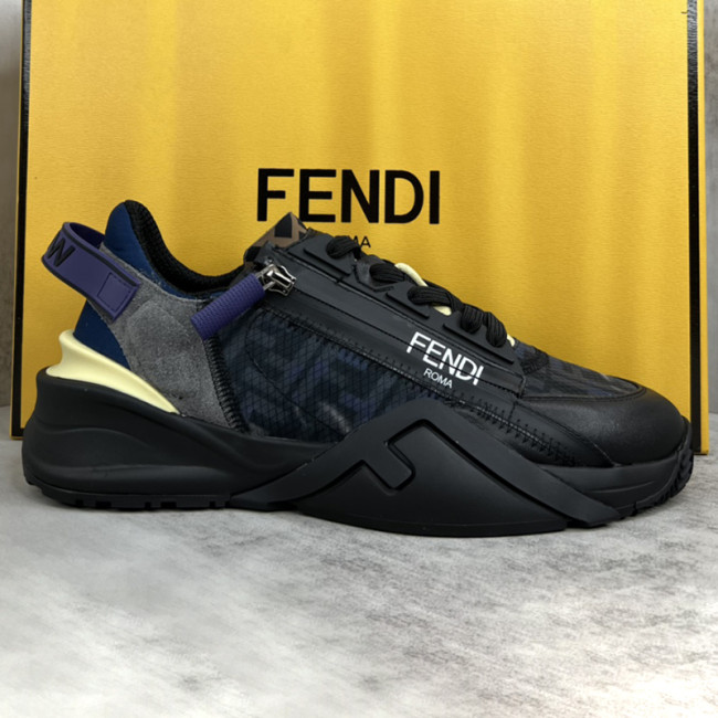 Fendi Mens Shoes Fashion Sneakers Luxury Brand Casual Fendi Flow Low-Top Sneakers Shoes for Men with Original Box 0 Whatapp