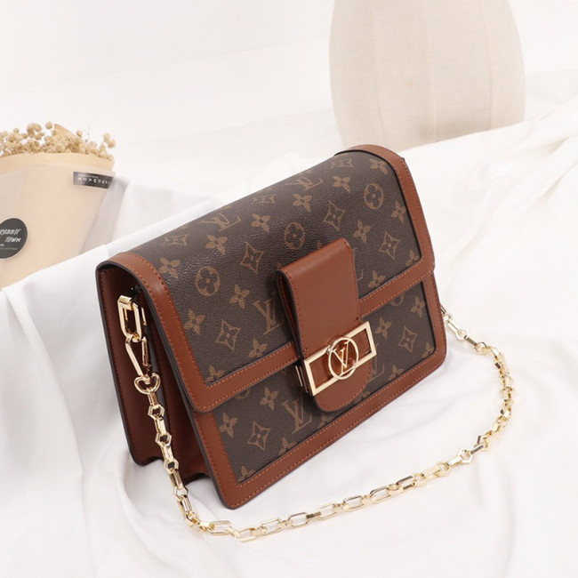 Louis Vuitton Womens Bags Handbags Luxury Brand DAUPHINE MM Monogram Messenger Shoulder Bags with Original Box Whatapp