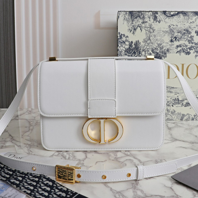 Dior Womens Bags Crossbody Bags Luxury Brand 30 MONTAIGNE BAG Latte Box Calfskin M9203UMOS_M941 with Original Box Whatapp