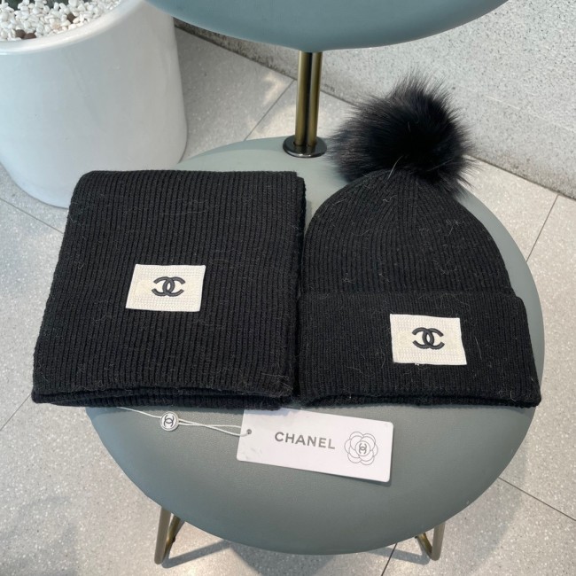 Chanel Men Womens Hats Luxury Brand Knit Hat Scarf with Original Box Whatapp