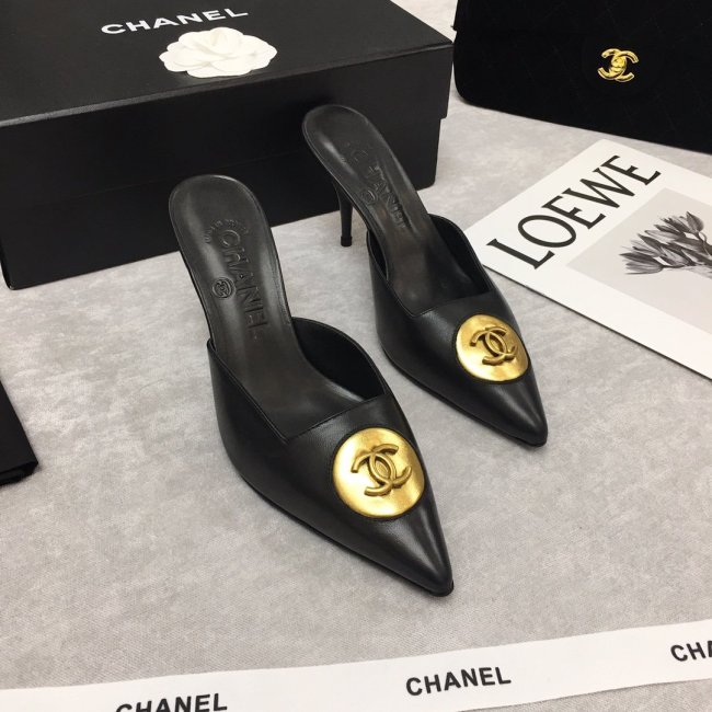 Chanel Womens Shoes High Heels Mules 7cm Whatapp