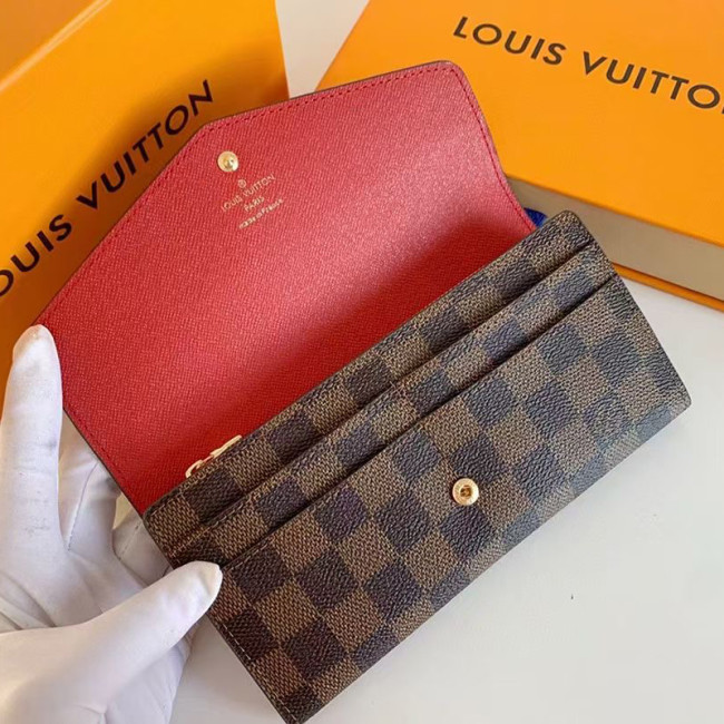 Louis Vuitton Mens Womens Wallets Purse Luxury Brand Designer Zippy WALLET with Original Box M60531 Whatapp