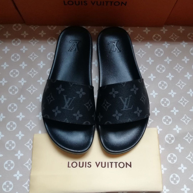 Louis Vuitton Womens Mens Shoes Slippers Sandals Flip Flop Luxury Brand WATERFRONT MULE with Original Box Whatapp