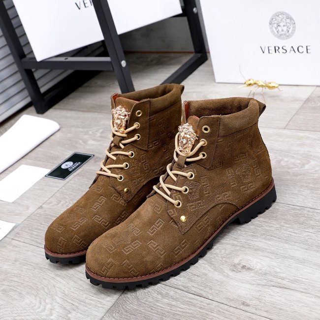 Versace Men Shoes Boots Fashion Design Luxury Brand Whatapp