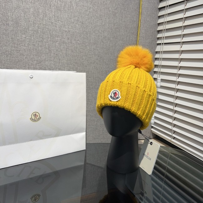 Moncler Mens Womens Hats Luxury Brand Design Moncler Knit Hat with Original Box