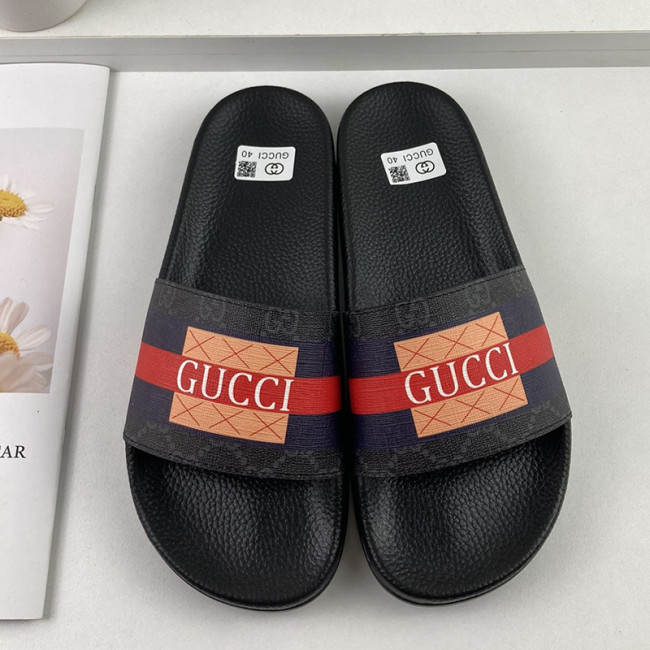 Gucci Mens Shoes Sandals Slides Slippers Luxury Brand Thick Sole Design with Original Box Whatapp