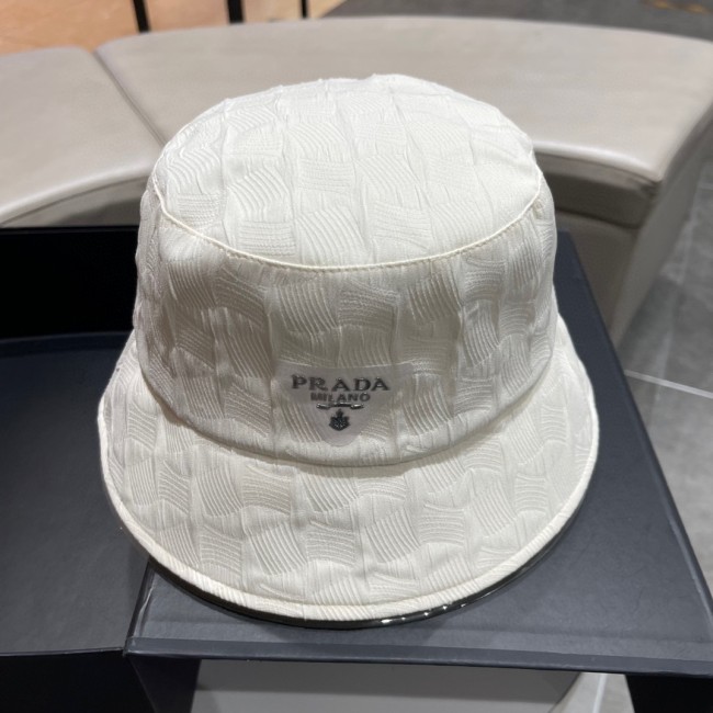 Prada Men Womens Hats Luxury Brand Design Prada Bucket Hat with Original Box