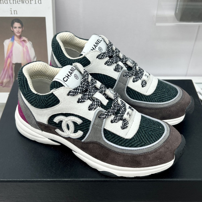 Chanel Women Shoes Sneakers Luxury Brand Sports Shoes Breathable Design with Original Box Whatapp