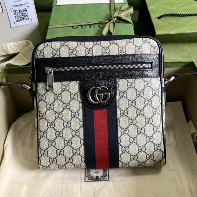 Gucci Mens Womens Fashion Bags Shoulder Bag Luxury Brand GG Supreme Ophidia Small Messenger Bag 547926 96IWN 4076 with Original Box Whatapp