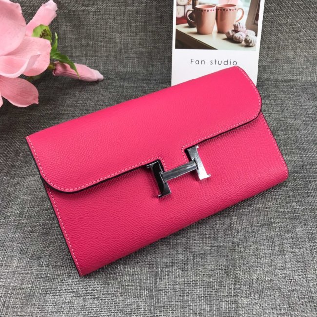 Hermes Womens Mens Wallets Purse Card Holder Leather Long Design Coin Bag with Original Box Whatapp