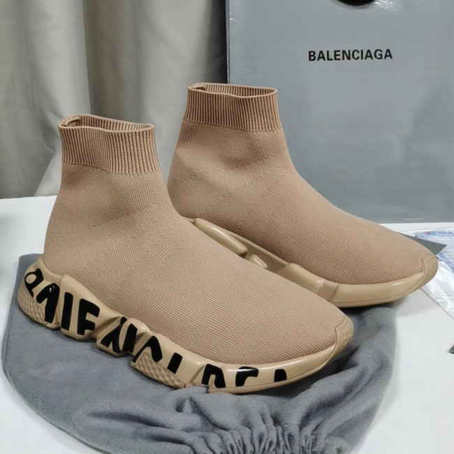 Balenciaga Men Shoes Sneakers Breathable Design Luxury Brand MEN'S SPEED SNEAKER IN BLACK with Original Box Speed Sneakers Whatapp