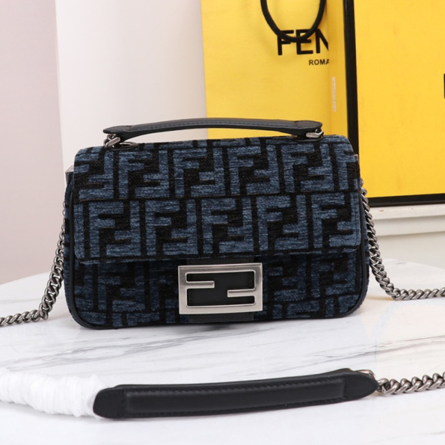 Fendi Womens Bag Shoulder Bags Luxury Brand Baguette fabric bag Fashion Bags for Women with Original Box 8BR600A72VF1AQA Whatapp