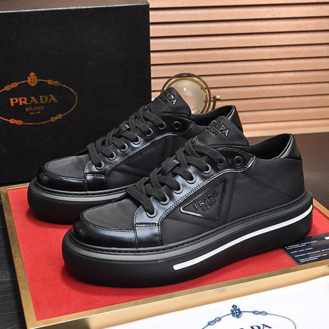 Prada Mens Shoes Sneakers Casual Shoes for Men Luxury Brand Breathable Fashion Sneakers with Original Box Whatapp