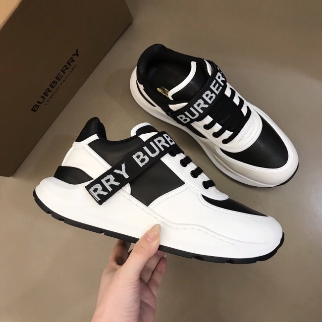 Burberry Mens Shoes Sneakers Fashion Type Luxury Brand Vintage Check Cotton Sneaker with Original Box Whatapp