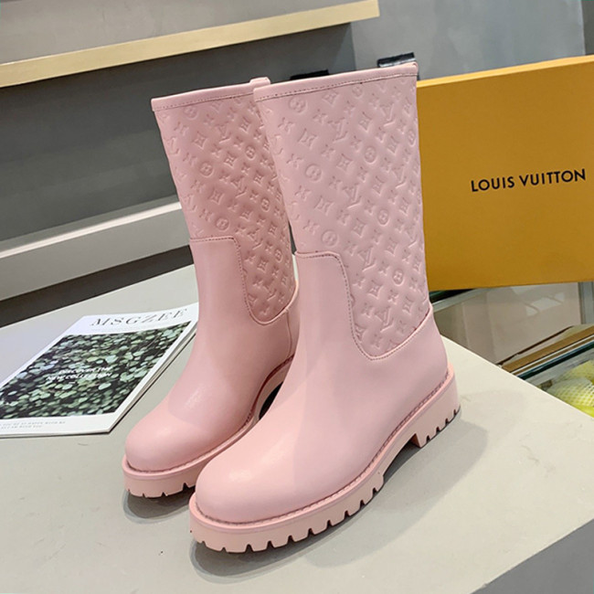 Louis Vuitton Women Shoes Boots Fashion Ankle Boots Luxury Brand Leather Design with Original Box Whatapp