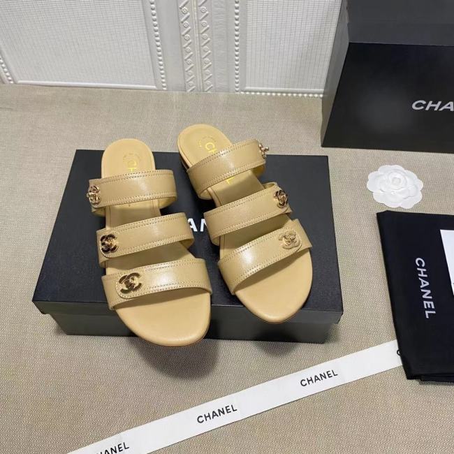 Chanel Womens Shoes Flat Mules Whatapp