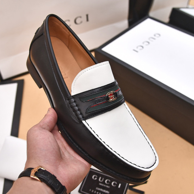 Gucci Mens Shoes Leather Design Luxury Brand Business Dress Shoes for Men with Original Box Whatapp