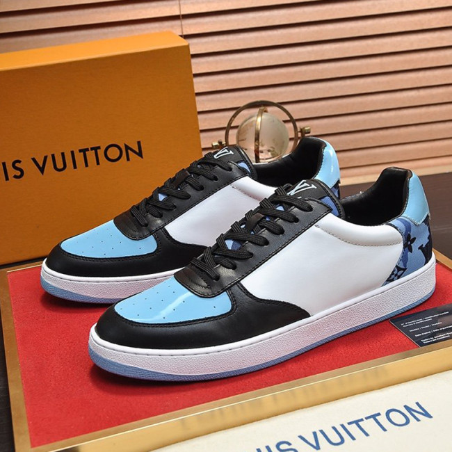 Louis Vuitton Men Shoes Fashion Sneakers RIVOLI SNEAKER Luxury Brand Casual Shoes with Original Box Whatapp