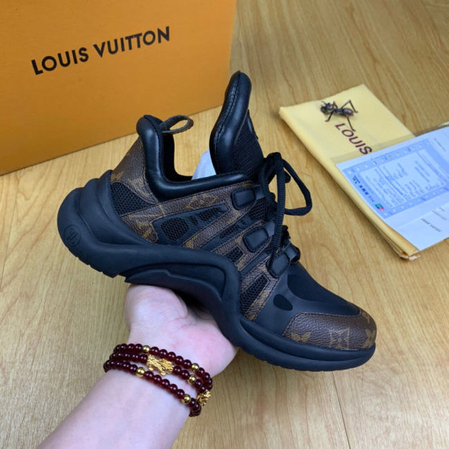 Louis Vuitton Women Shoes Sneakers Luxury Brand Design Fashion LV ARCHLIGHT SNEAKER 1A43LB Whatapp