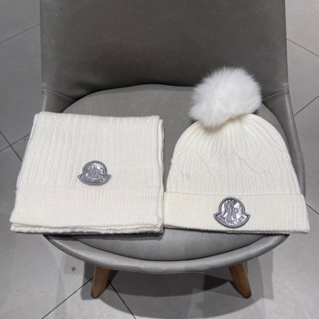 Moncler Mens Womens Hats Luxury Brand Design Moncler Knit Hat Scarf with Original Box Whatapp